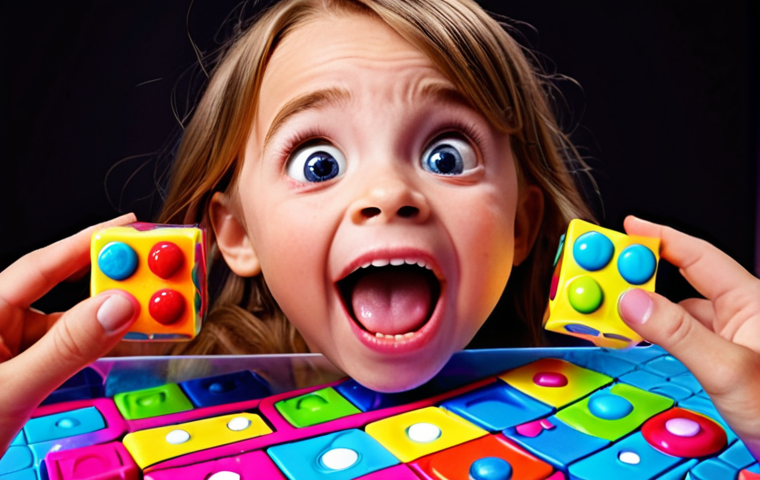 **Prompt:** LOL Surprise unboxing, close-up of a child's excited face as they peel back layers, vibrant colors, toys scattered around, focus on the mystery and surprise, dynamic lighting.