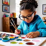 **

"A professional artist in a brightly lit studio, carefully painting intricate details on a customized LOL Surprise doll. She wears a smock and glasses, fully clothed, appropriate attire. The workspace is filled with paintbrushes, acrylic paints, and various crafting materials. safe for work, perfect anatomy, natural proportions, professional, family-friendly."

**