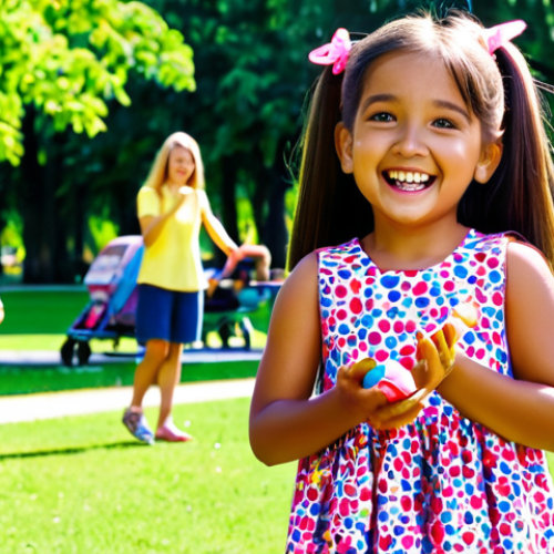 Home 22 **
"A young girl with a bright smile, fully clothed in a colorful and modest sundress, playing with her LOL Surprise! dolls in a sunny park. The background includes other children playing and families enjoying the day. Safe for work, appropriate content, family-friendly, perfect anatomy, natural proportions, well-formed hands, proper finger count, professional photography, high quality."
**